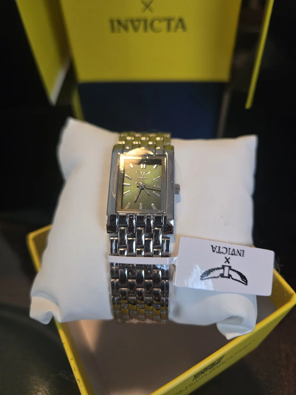 69890 Invicta Specialty I Emerald Green Dial Silver Tone 21mm Women's Watch